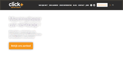 Desktop Screenshot of clickplus.be
