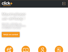 Tablet Screenshot of clickplus.be